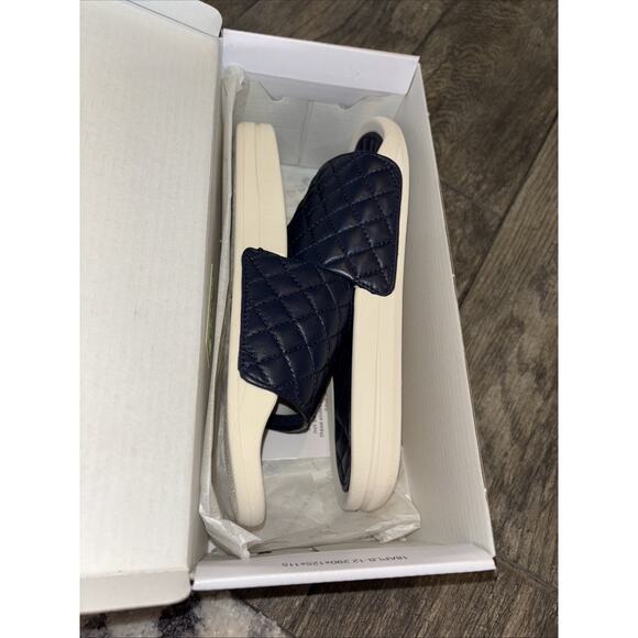 NWT APL Women’s Lusso Slide Sandals Midnight/Pristine Size 9 - Picture 11 of 11